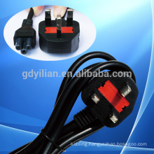 low voltage uk power plug with fused for household appliances/power cord